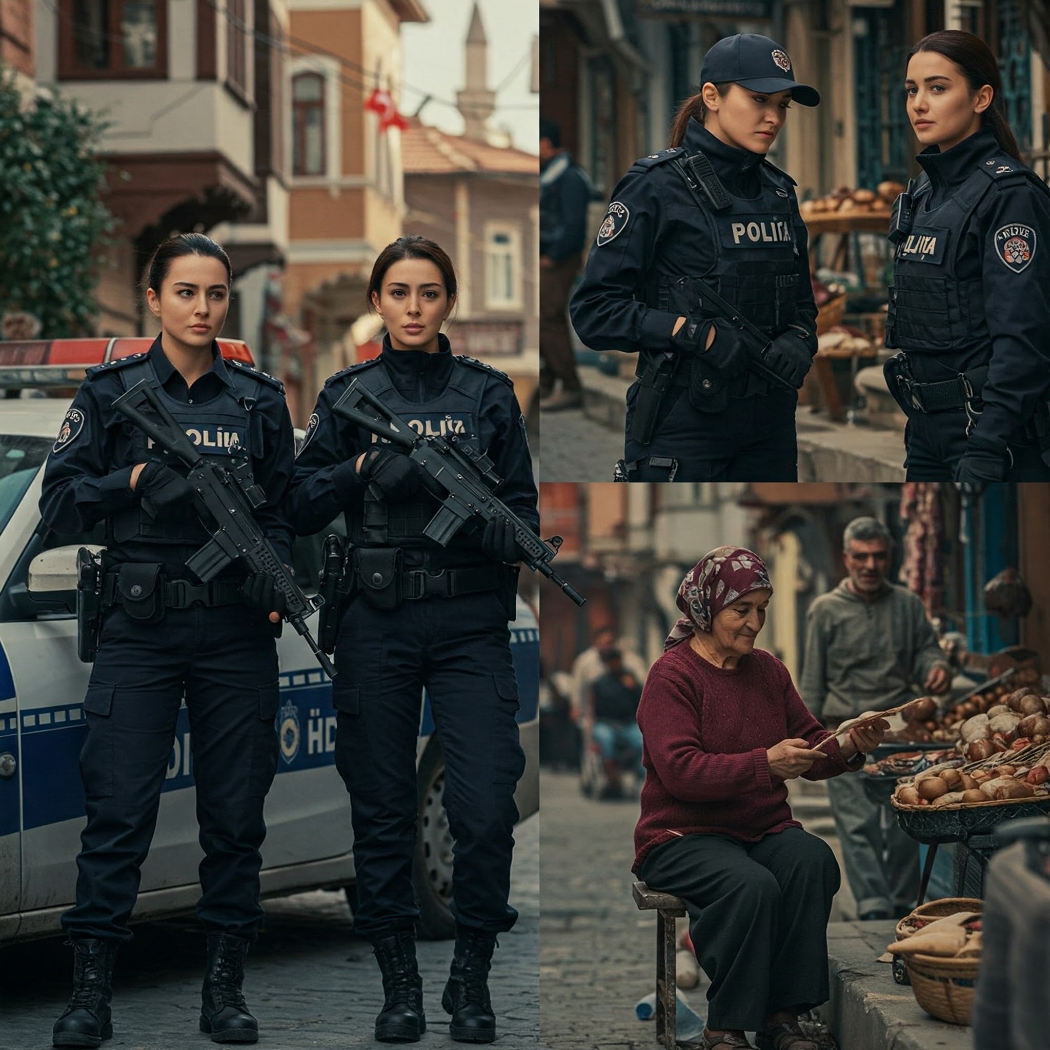 ISFP women as police officers in Türkiye